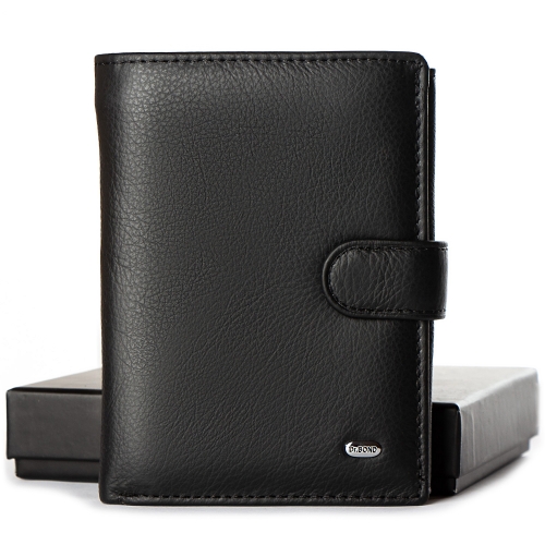 Кошелек Classic Мужской кожа DR. BOND M1 black