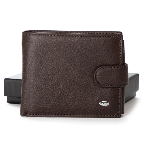 Кошелек Classic Мужской кожа DR. BOND M2 coffee