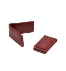 Кошелек Зажим для денег кожа BRETTON Clip-Croc red-dark Распродажа Кошелек Зажим для денег кожа BRETTON Clip-Croc red-dark Распродажа