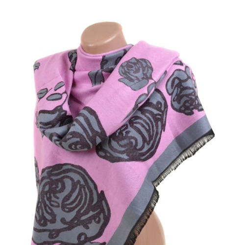 Палантин кашемир SL 32061 pink