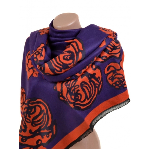 Палантин кашемир SL 32061 purple