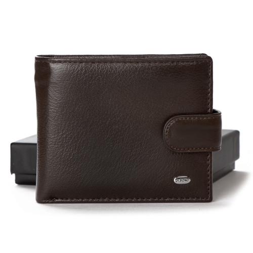 Гаманець шкіряний Чоловічий Classic DR. BOND M13-1 coffee