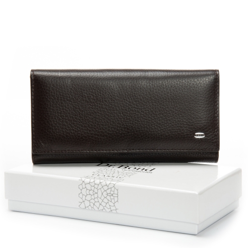 Кошелек Classic Женский кожа DR. BOND W46 coffee