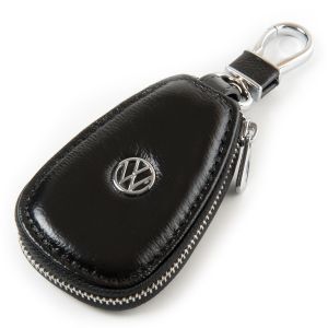 Автоключніца шкіра F633 Volkswagen black Автоключніца шкіра F633 Volkswagen black