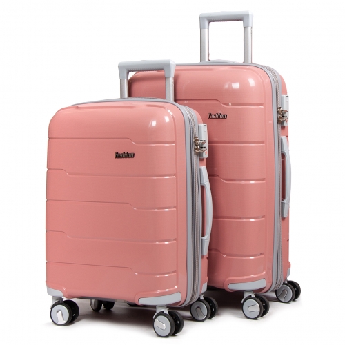 Дорожня Валіза 2/1 ABS-пластик FASHION PP-1  810 rose-gold
