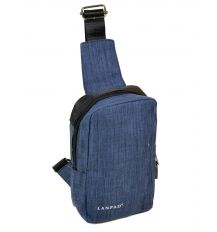 Сумка Мужская На Плечо нейлон Lanpad 815-1 blue Сумка Мужская На Плечо нейлон Lanpad 815-1 blue