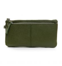 Косметичка кожа A00276-5 green Косметичка кожа A00276-5 green