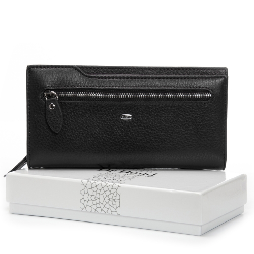Кошелек Classic Женский кожа DR. BOND WMB-2M black color