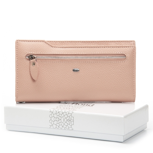 Гаманець Шкіряний Жіночий Classic DR. BOND WMB-2M pink