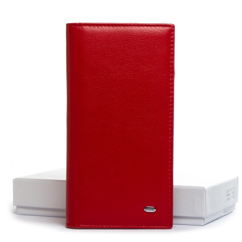 Жіночий шкіряний гаманець червоний DR. BOND WMB-3M red