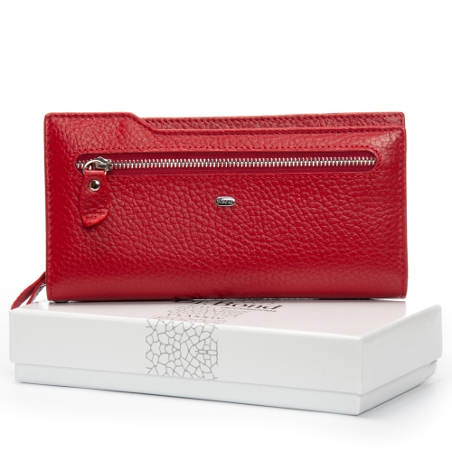Кошелек Classic Женский кожа DR. BOND WMB-2M red