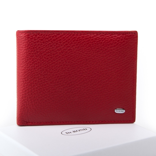 Червоний жіночий гаманець шкіряний DR. BOND WN-7-1 red