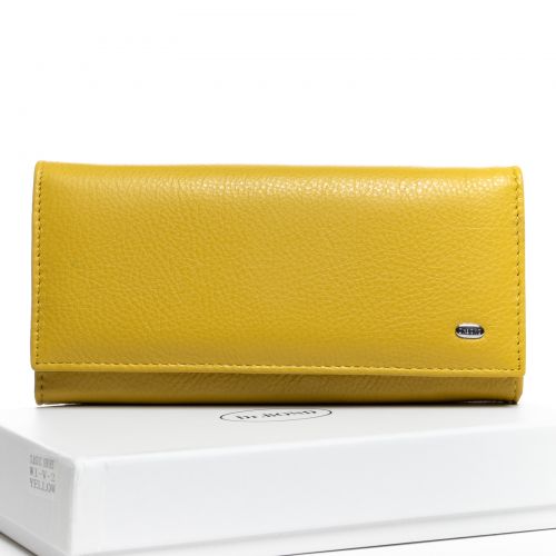 Кошелек Classic кожа DR. BOND W1-V-2 yellow