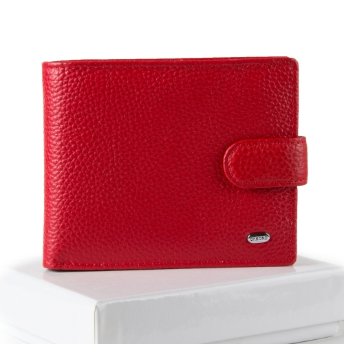 Шкіряний гаманець жіночий червоний DR. BOND WN-7 red