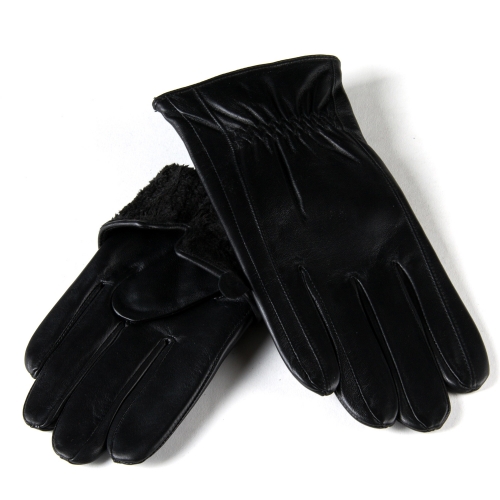 Перчатка Мужская кожа Paidi 231-4 black плюш Распродажа