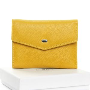 Кошелек Classic кожа DR. BOND WS-3 yellow