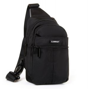 Сумка Мужская На Плечо нейлон Lanpad 3766 black Сумка Мужская На Плечо нейлон Lanpad 3766 black