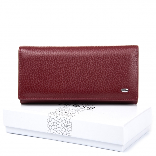 Кошелек Classic Женский кожа DR. BOND W501-2 wine-red
