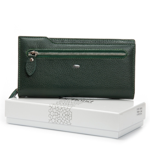 Кошелек Classic Женский кожа DR. BOND WMB-2M green