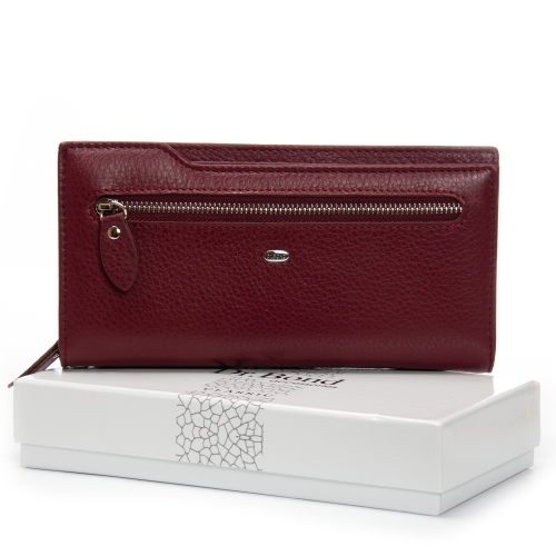 Кошелек Classic Женский кожа DR. BOND WMB-2M wine-red