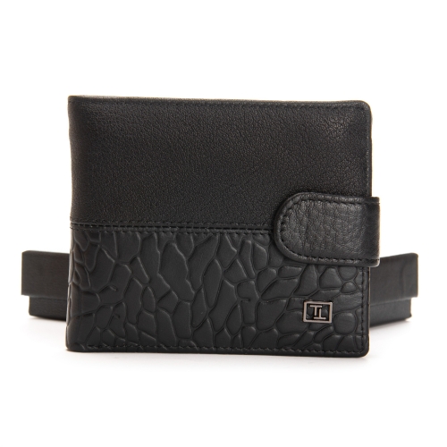 Кошелек BE Мужской кожа BRETTON 210L black mix