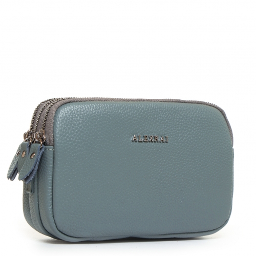 Сумка Шкіряна Жіноча Клатч ALEX RAI 60061 blue