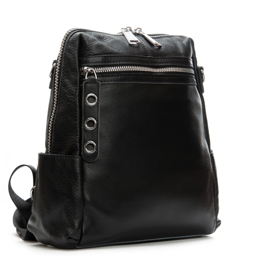 Сумка Женская Рюкзак кожа ALEX RAI 8781-9 black