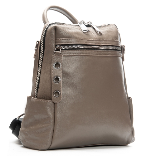 Сумка Женская Рюкзак кожа ALEX RAI 8781-9 grey