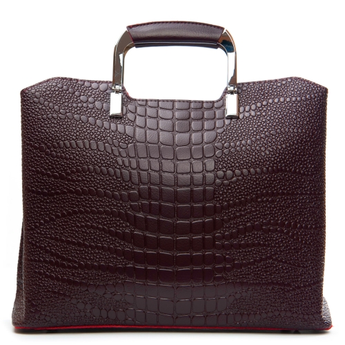 Сумка Женская Классическая кожа ALEX RAI 1540-1 bordo