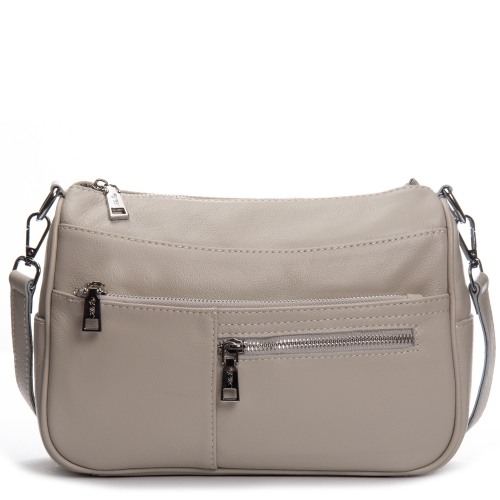 Сумка Шкіряна Жіноча Класична ALEX RAI 2041-9 grey