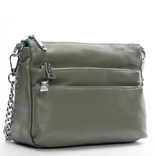 Сумка Шкіряна Жіноча Класична ALEX RAI 3011 green