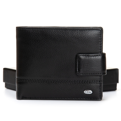 Кошелек Classic Мужской кожа DR. BOND M9-1CK black