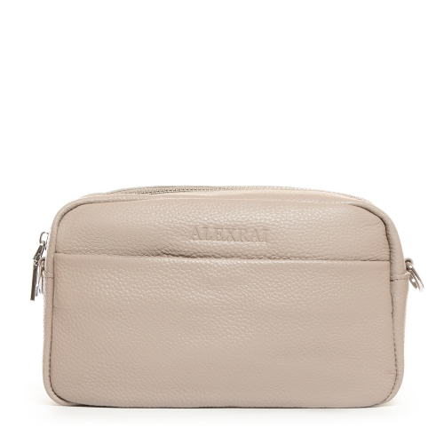 Сумка Шкіряна Жіноча Клатч ALEX RAI 3801 pale grey