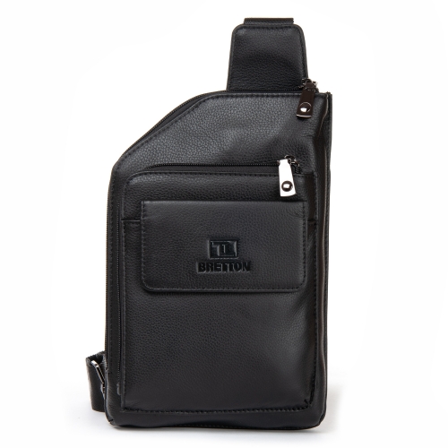 Сумка Мужская На Плечо кожа BRETTON 5601-5 black