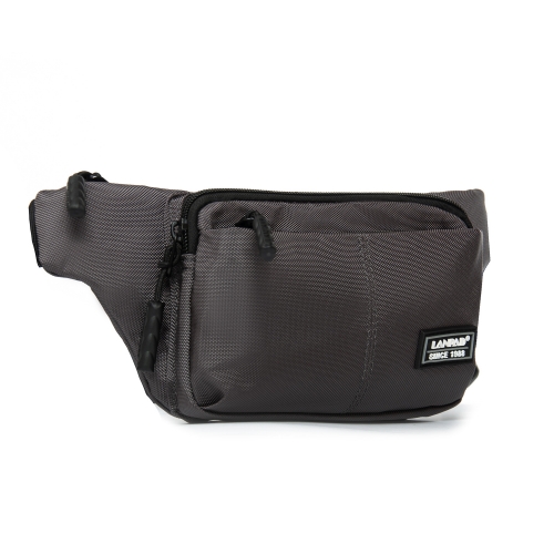 Сумка Мужская На пояс нейлон Lanpad 35008 gray