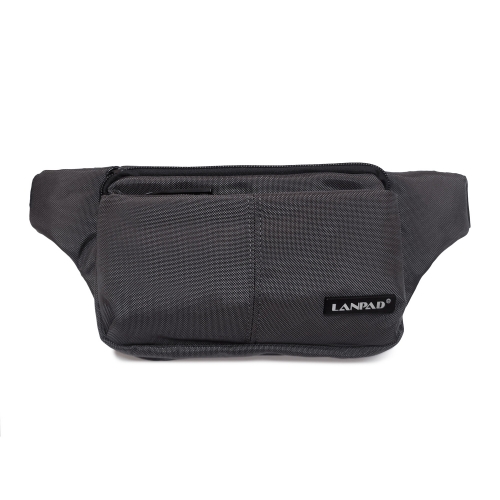 Сумка Мужская На пояс нейлон Lanpad 35008 gray