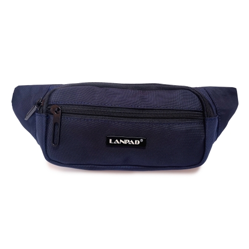 Сумка Мужская На пояс нейлон Lanpad 37012 blue