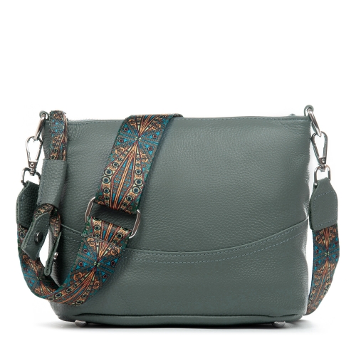 Сумка Женская Классическая кожа ALEX RAI 99120 blue green