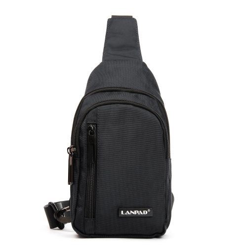 Сумка Мужская На Плечо нейлон Lanpad 20829 black