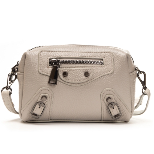 Сумка Шкіряна Жіноча Клатч ALEX RAI 60072 pale grey