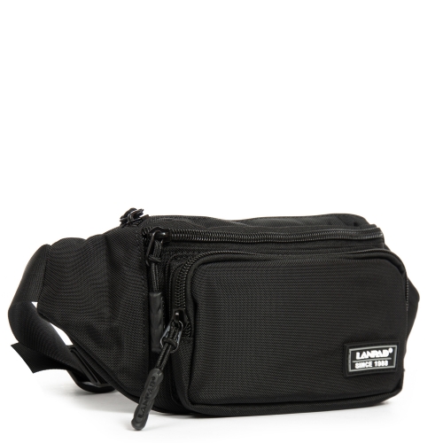 Сумка Мужская На пояс нейлон Lanpad 35002 black