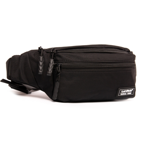 Сумка Чоловіча На пояс нейлон Lanpad 35003 black