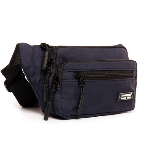 Сумка Чоловіча На пояс нейлон Lanpad 35009 blue