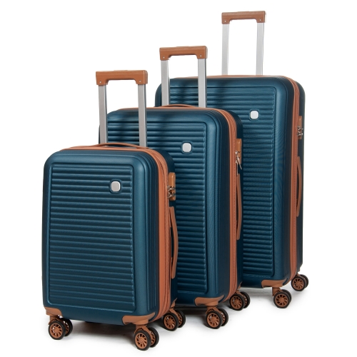 Дорожня Валіза 31 ABS-пластик FASHION A12 d.blue