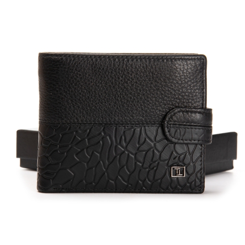 Кошелек BE Мужской кожа BRETTON 308L black mix