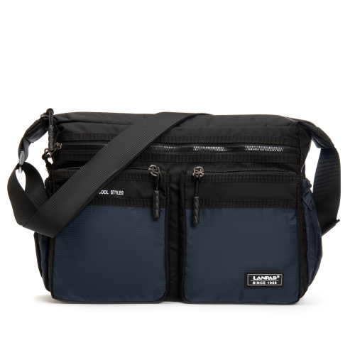 Сумка Мужская На Плечо нейлон Lanpad 8644 blue почтальон