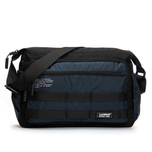 Сумка Мужская На Плечо нейлон Lanpad 98217 blue почтальон