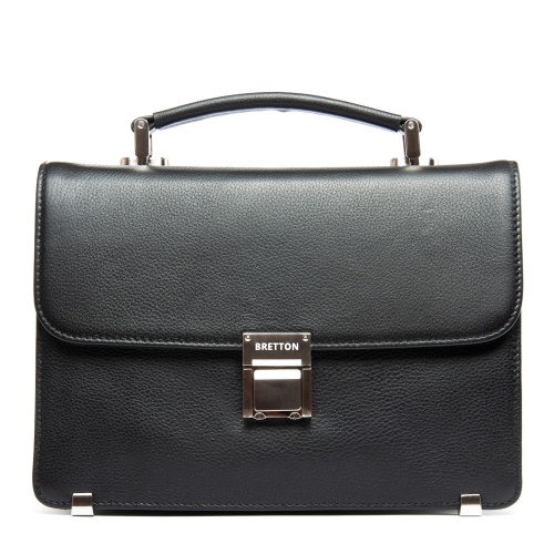 Сумка Мужская Барсетка кожа BRETTON 4006-8 black