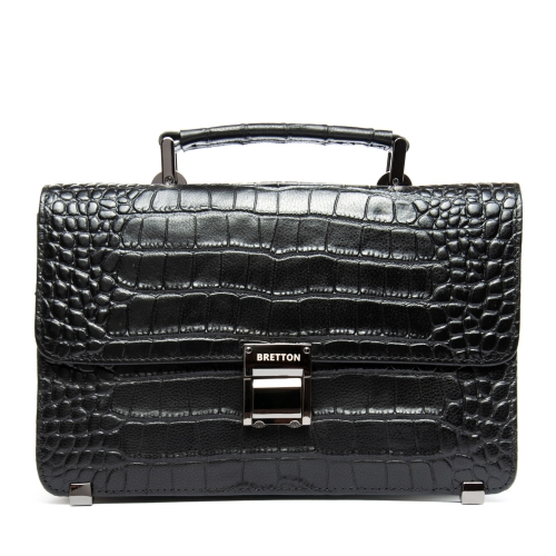 Сумка Чоловіча Барсетка шкіра BRETTON 5271-Q5 black