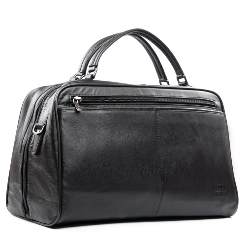 Сумка Мужская Дорожная кожа BRETTON 3485-34 black